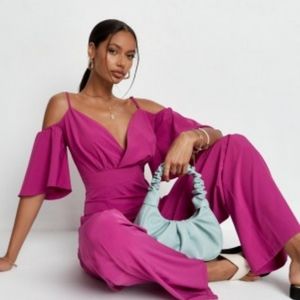 Missguided Plum jumpsuit size 10